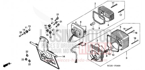 FEU ARRIERE CM125CX de 1999